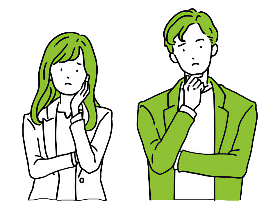 悩むプランナー